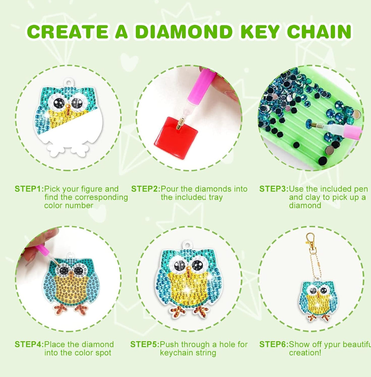 DIY - GEM Keychains